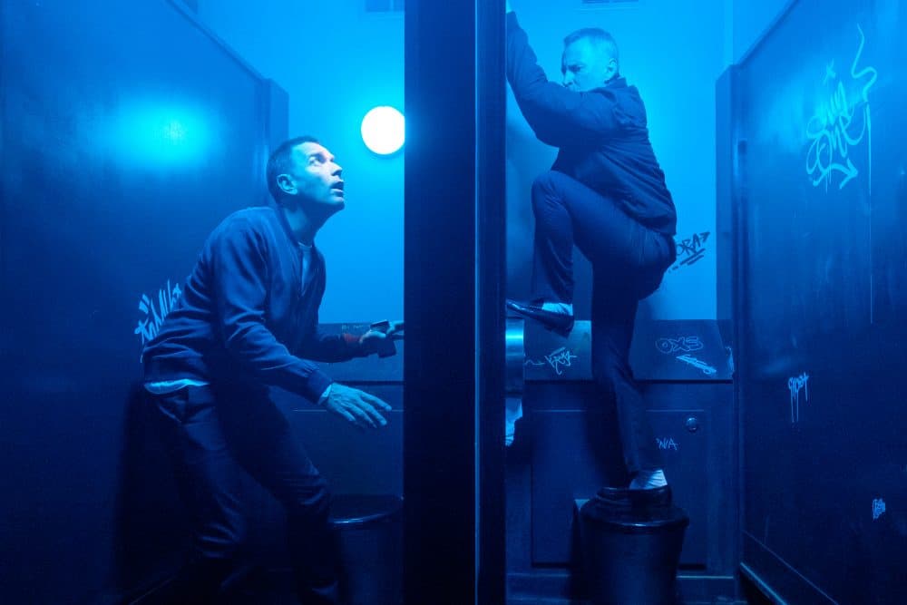 Mark Renton (Ewan McGregor) and Begbie (Robert Carlyle) in "T2 Trainspotting." (Courtesy Jaap Buitendijk/CTMG, Inc.)