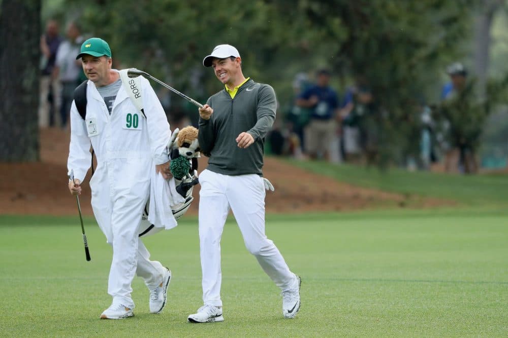 J.P. Fitzgerald and Rory McIlroy. (Andrew Redington/Getty Images)
