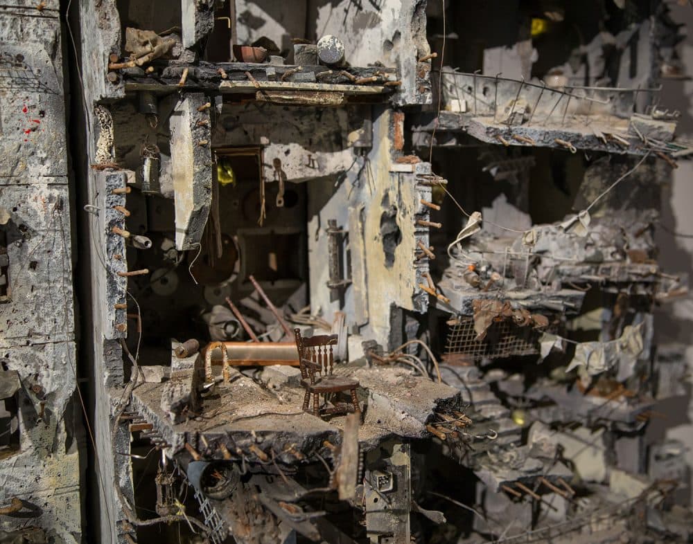 A close up of Mohamad Hafez's "We Have Won." (Courtesy of the artist)