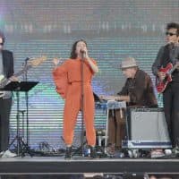 Singer Natalia Lafourcade performs onstage at Univision and Fusion host RiseUp AS ONE at Cross Border Xpress on Oct. 15, 2016 in San Diego, Calif. (Leon Bennett/Getty Images for Univision)
