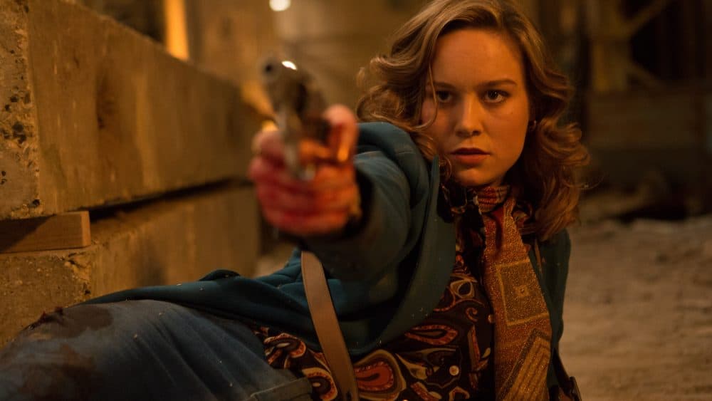 Brie Larson as Justine in "Free Fire." (Courtesy Kerry Brown/A24)