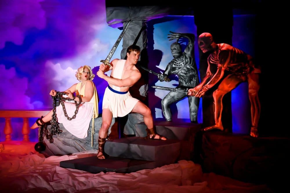 A scene from Ryan Landry and the Gold Dust Orphans' "Greece."(Courtesy Ryan Landry)