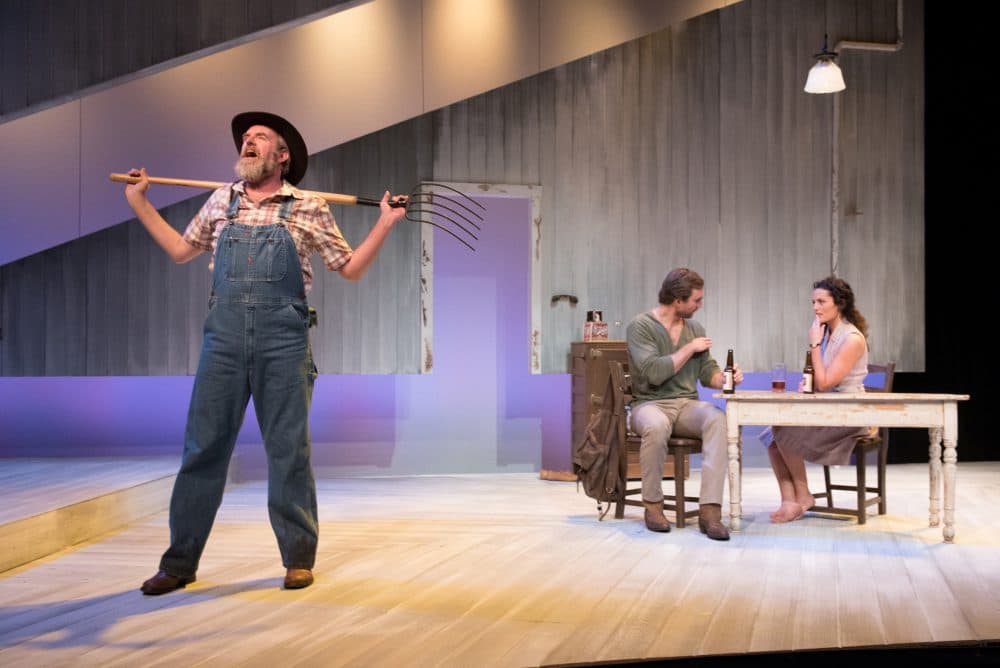 Christopher Chew, Christiaan Smith and Jennifer Ellis in "The Bridges of Madison County." (Courtesy Glenn Perry Photography)