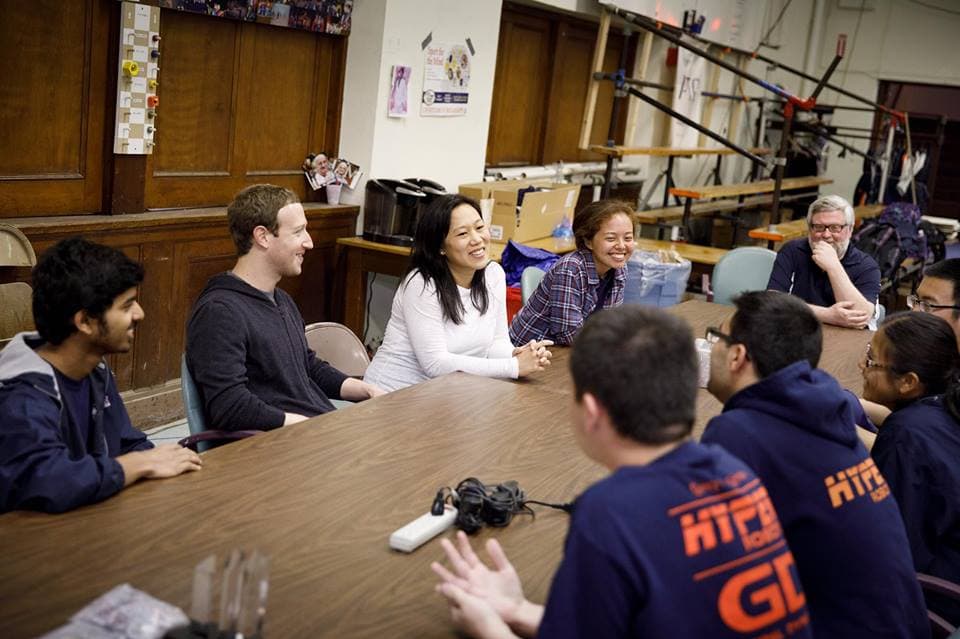 Zuckerberg wants Harvard grads to build a world of objective 