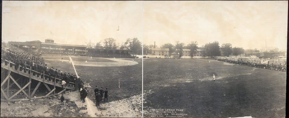 American League Park, site of the first Congressional Baseball Game. (Library of Congress via Wikimedia Commons)