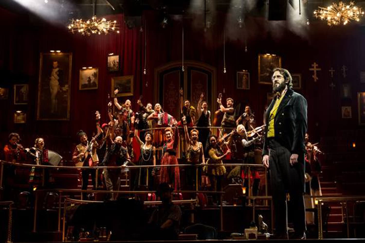 Josh Groban and the cast of "Natasha, Pierre & the Great Comet of 1812." (Courtesy "Natasha, Pierre & The Great Comet of 1812")
