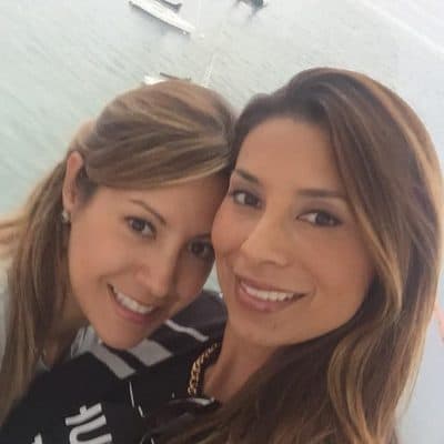 Andrea Ustman with her cousin, Dr. Lina Bolanos (Courtesy)