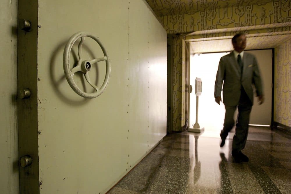 The entrance to a former government relocation facility, also know as "the bunker," at Greenbrier Resort in White Sulphur Springs, West Virginia. (Alex Wong/Getty Images)