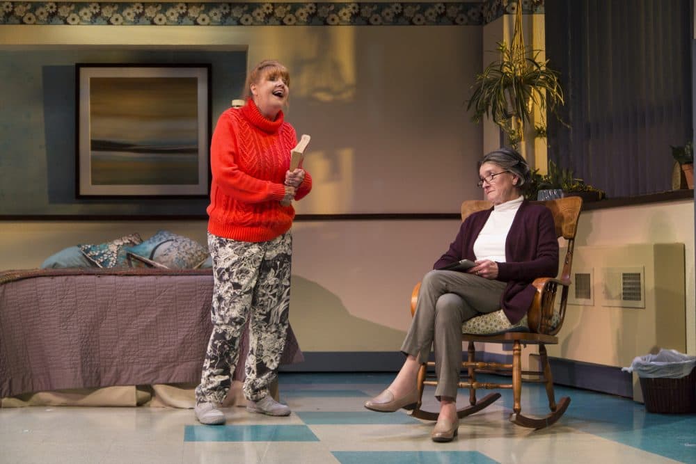 Annie Golden and Nancy E. Carroll in "Ripcord" by Huntington Theatre Company. (Courtesy Huntington Theatre Company)