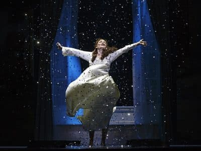 Christine Dwyer in the national tour of "Finding Neverland." (Courtesy Carol Rosegg/Broadway In Boston)