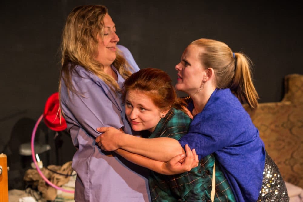 Lydia Jane Graeff, Kira Compton and Amie Lytle as dysfunctional sisters in "Los Meadows." (Courtesy Paul Fox/Boston Public Works)