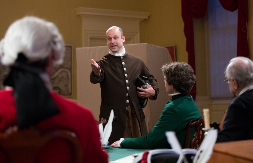 Craig Ciampa portraying Samuel Adams in "Blood on the Snow." (Courtesy Justin Saglio)