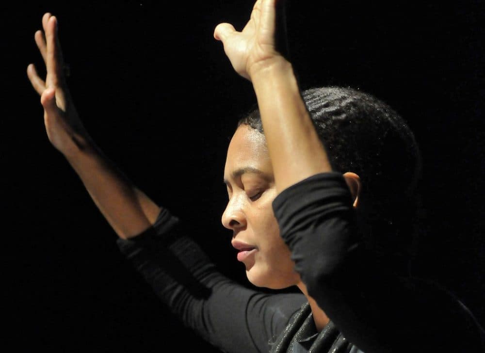 Boston poet laureate Danielle Legros Georges in performance. (Courtesy Craig Bailey)
