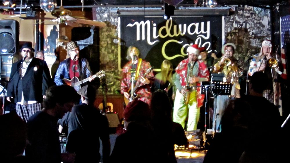 The Chandler Travis Philharmonic performs at the Midway. (Courtesy Ken Scobie)