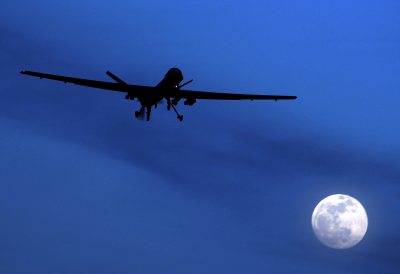 Drones are a permanent part of our arsenal, writes Rich Barlow, and that’s a good thing. Pictured: An unmanned U.S. Predator drone flies over Kandahar Air Field, southern Afghanistan in 2010. (Kirsty Wigglesworth/AP)