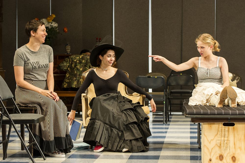 Olga, Masha and Irina in Williamstown Theatre Festival's production. (Courtesy Daniel Rader/Williamstown Theatre Festival)