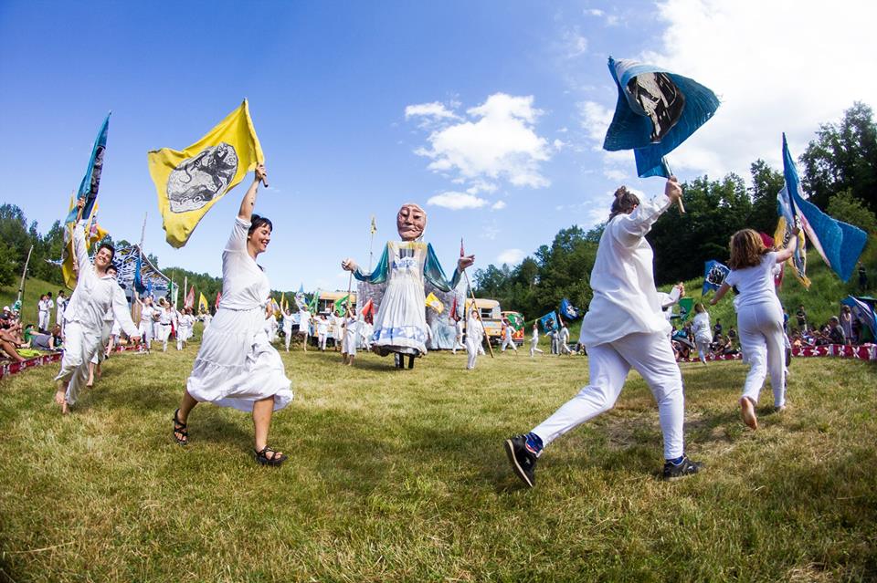 Bread and Puppet Theater performs their latest circus. (Courtesy Bread and Puppet/Facebook)