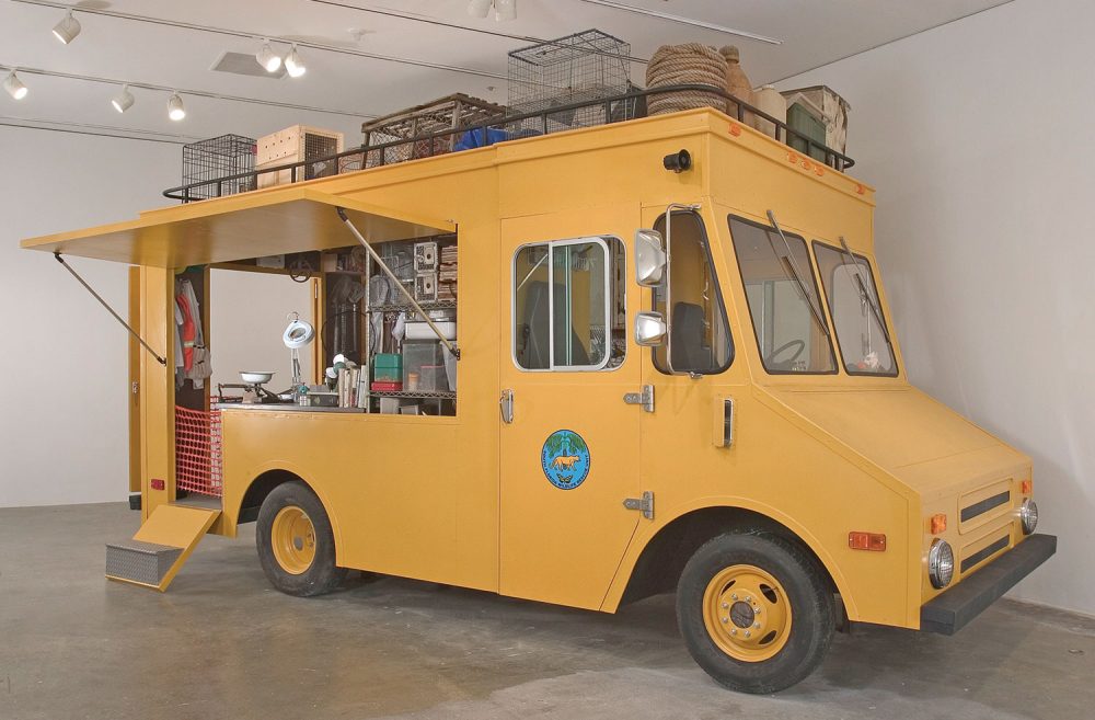 Mark Dion, "South Florida Wildlife Rescue: Mobile Laboratory," 2006. (Courtesy Institute of Contemporary Art, Boston)