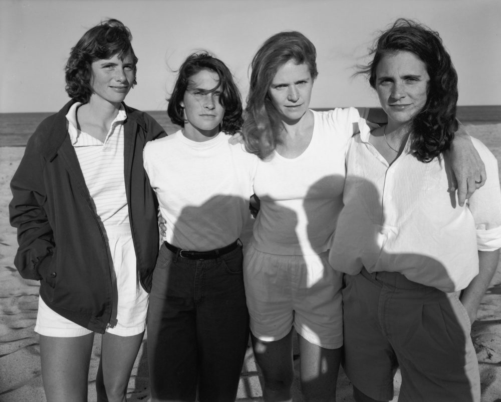 Nicholas Nixon, "The Brown Sisters, Truro, Massachusetts," 1984. (Courtesy the artist and Fraenkel Gallery, San Francisco)