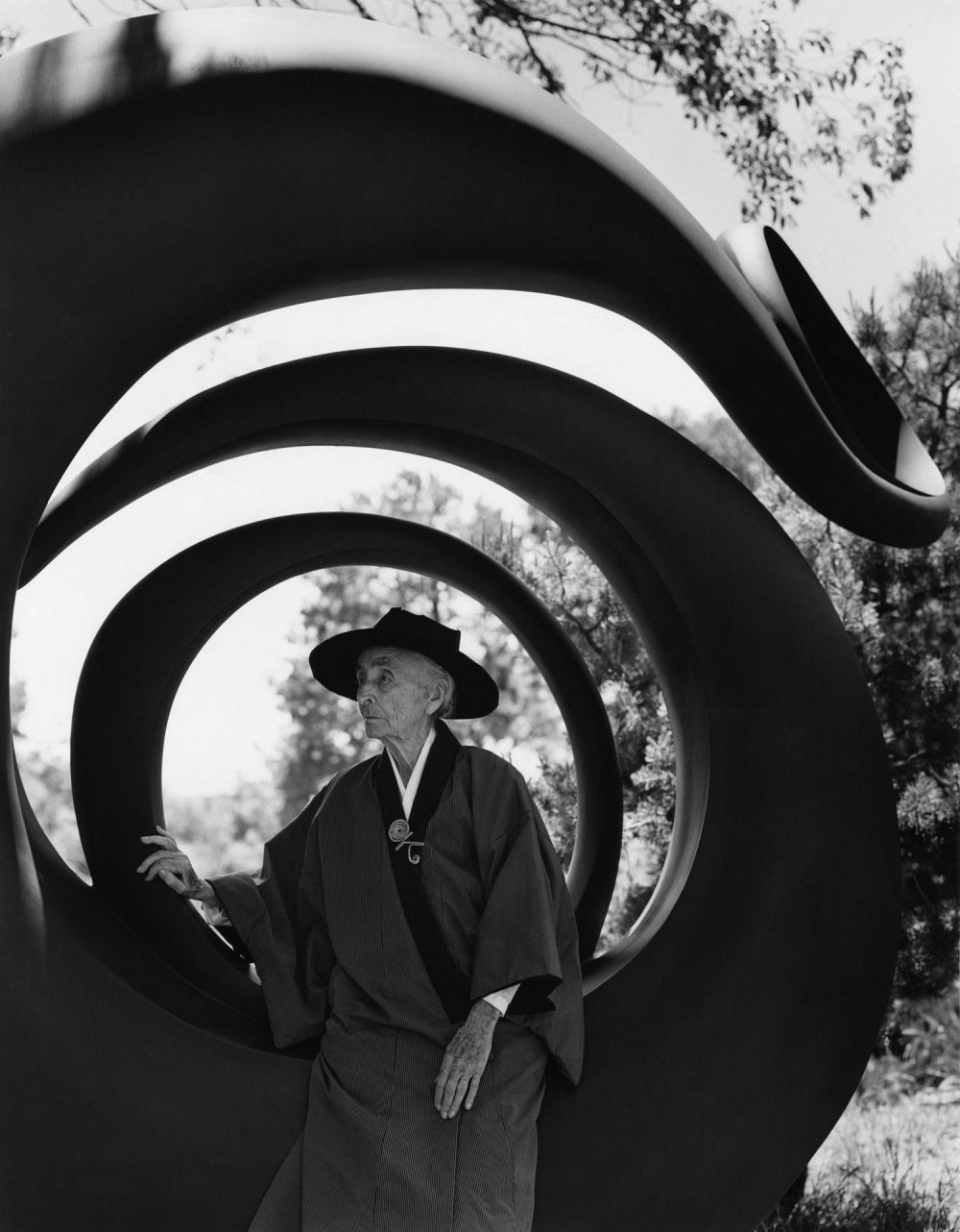 Bruce Weber's 1984 photo "Georgia O’Keeffe, Abiquiu, New Mexico." (Courtesy Bruce Weber)