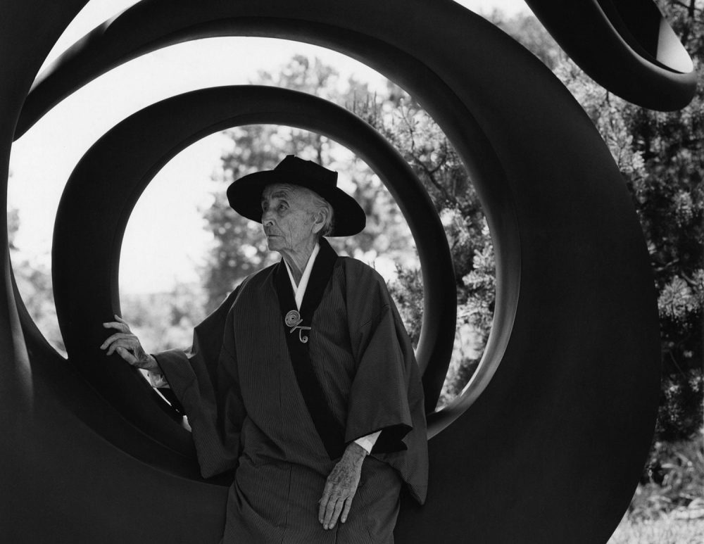 Bruce Weber's 1984 photo "Georgia O’Keeffe, Abiquiu, New Mexico." (Courtesy Bruce Weber)
