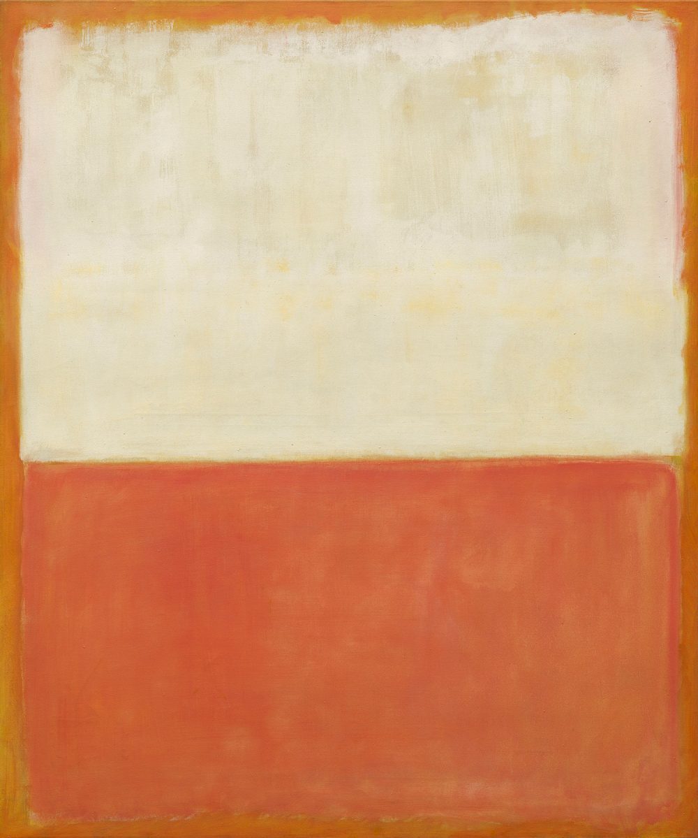 Mark Rothko's 1955 painting "Untitled. (Courtesy National Gallery of Art, Washington, and Museum of Fine Arts, Boston)