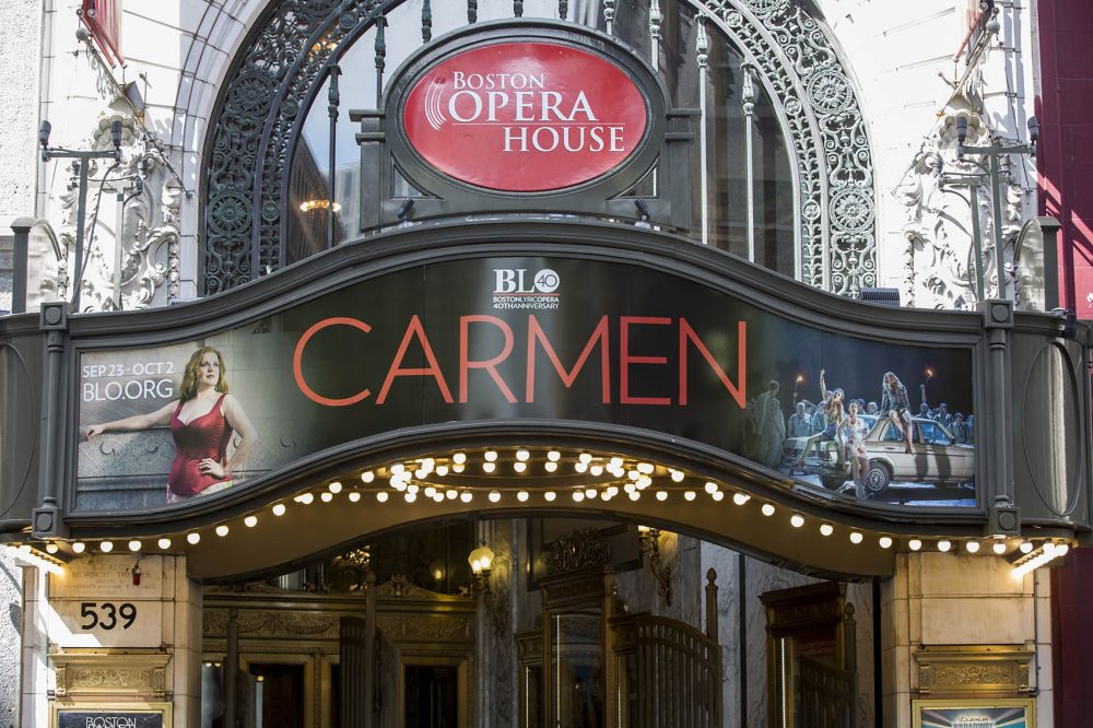 The BLO produced "Carmen" at the Boston Opera House last fall. (Jesse Costa/WBUR)