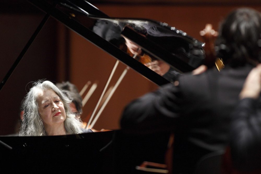 Martha Argerich performs in Rome in 2011. (Courtesy Musacchio & Ianniello/Celebrity Series)