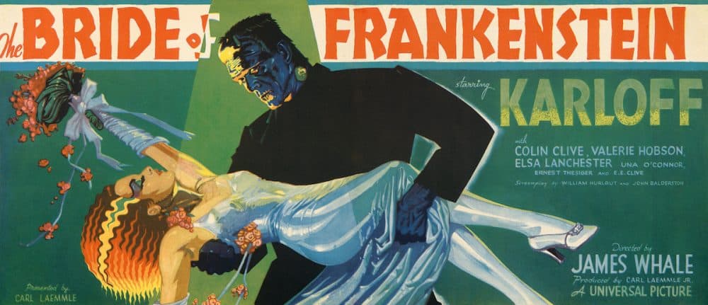 Poster for 1935's "The Bride of Frankenstein." (Courtesy Collection of Kirk Hammett/Universal Studios)