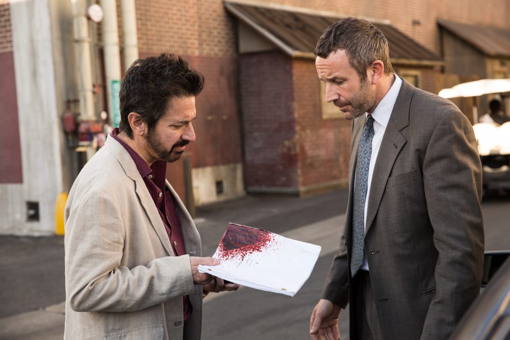 Rick Moreweather (Ray Romano) and Miles (Chris O'Dowd) in "Get Shorty." (Courtesy Epix)