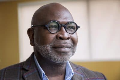 Dr. Willie Parker, at WBUR. (Robin Lubbock/WBUR)