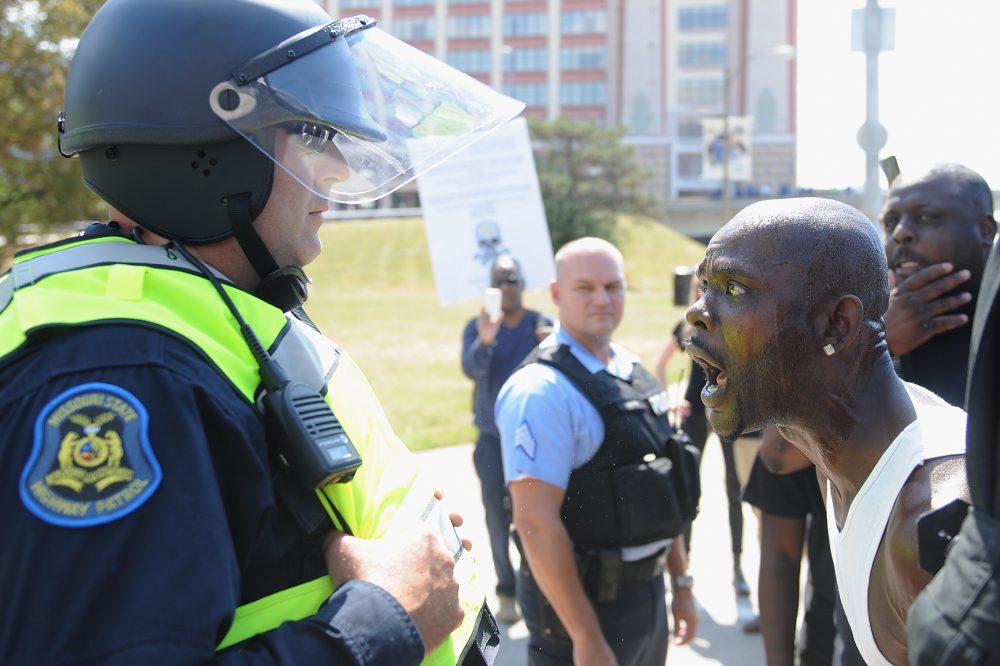 In St. Louis, Silent Protest After Night Of Violence And Arrests | Here ...