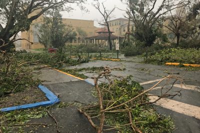 The scene in San Juan after Hurricane Maria passed over Puerto Rico. (Courtesy Miguel Santiago)