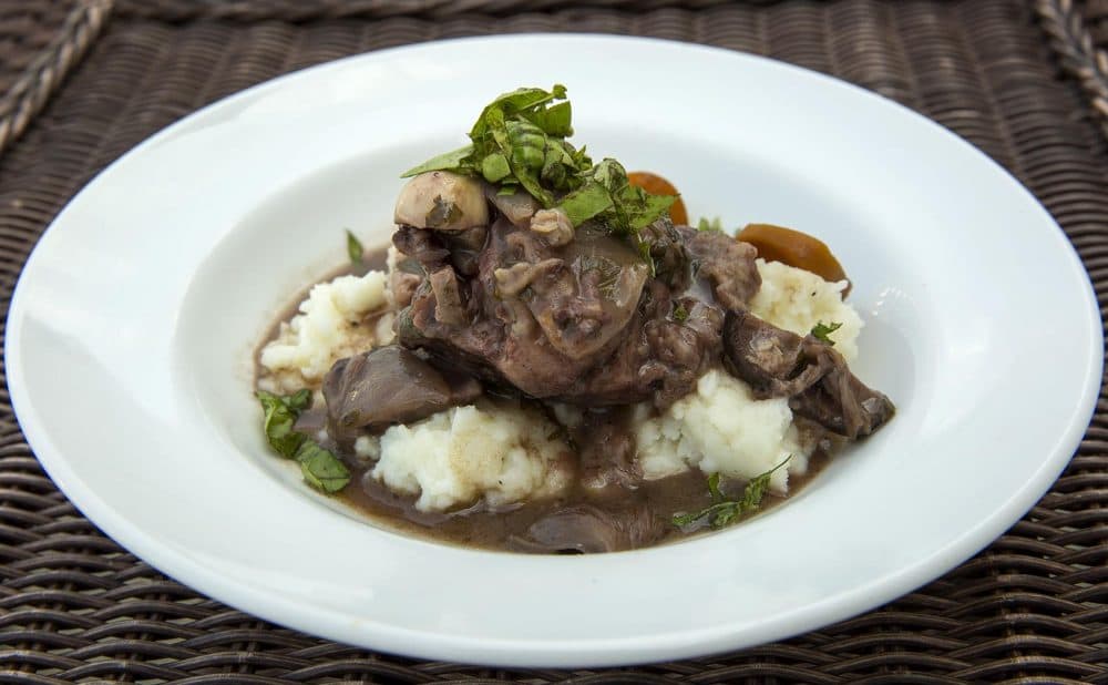 Kathy's coq au vin. (Robin Lubbock/WBUR)