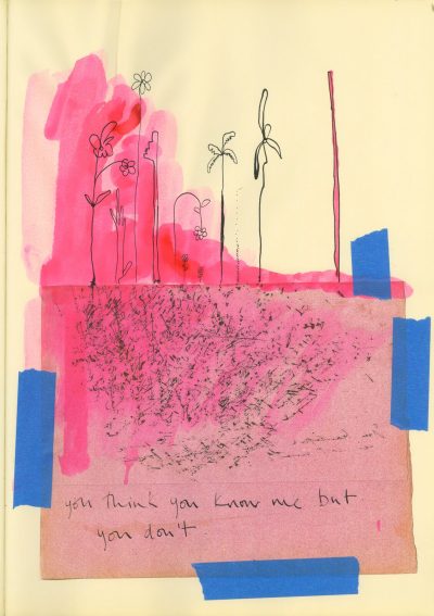 A sketch Bharti Kher made while a resident of the Gardner. (Courtesy Isabella Stewart Gardner Museum)