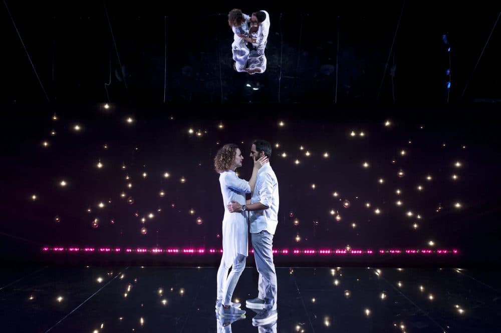 Marianna Bassham and Nael Nacer in "Constellations" at Central Square Theatre. (Courtesy A.R. Sinclair/Central Square Theatre). Underground Railway. 2017