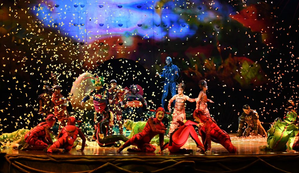 The Cirque du Soleil troupe performs a scene from "OVO." (Courtesy Cirque du Soleil)