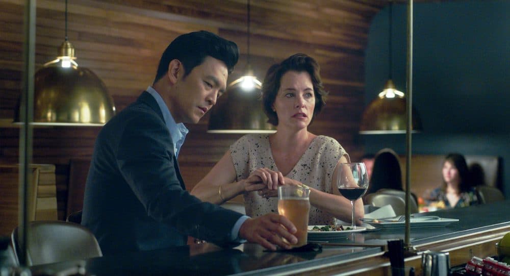 John Cho and Parker Posey in "Columbus," playing at the Brattle Theatre. (Courtesy Elisha Christian)