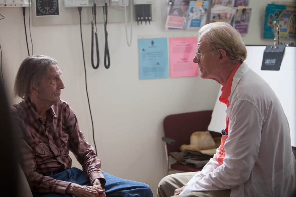 Harry Dean Stanton and Ed Begley Jr. in "Lucky." (Courtesy Magnolia Pictures)