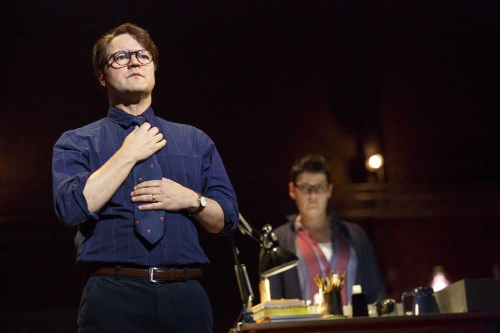Longtime Broadway actor Robert Petkoff portrays Bruce in "Fun Home." (Courtesy Joan Marcus/Broadway in Boston)