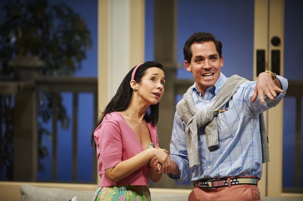Robin Abramson and Anthony Comis in City Theatre Company’s "Elemeno Pea." (Courtesy Kristi Jan Hoover)