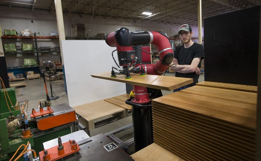 How A Robot Is Changing Furniture Making At A Factory In