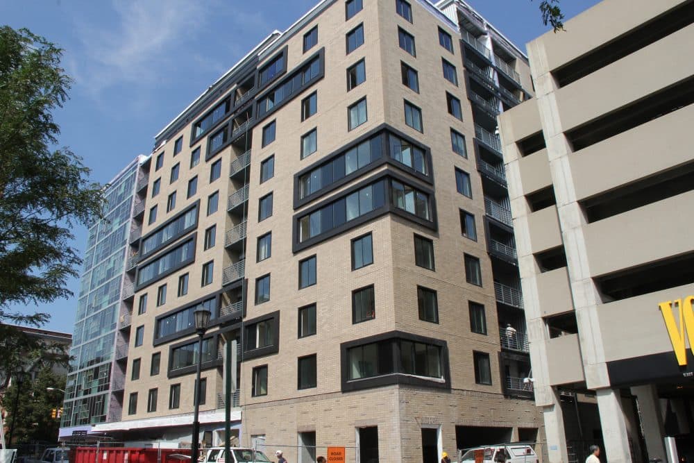 The Square Apartments under construction in Richmond, Va., in 2014. (Eli Christman/Flickr)