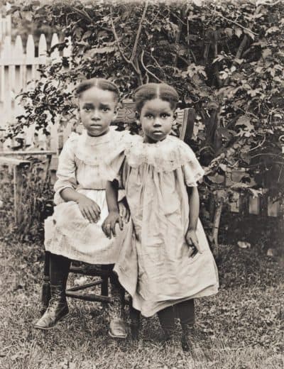William Bullard's photograph of the "Jackson children" from around 1900. (Courtesy Frank Morrill)
