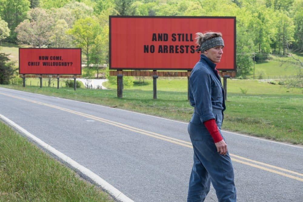 Frances McDormand in "Three Billboards Outside Ebbing, Missouri." (Courtesy Merrick Morton/Fox Searchlight Pictures)