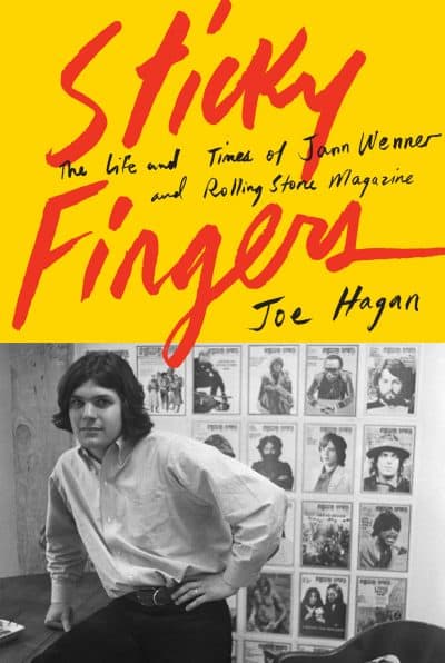 Joe Hagan's biography, "Sticky Fingers," of Rolling Stone founder Jann Wenner. (Courtesy Knopf)