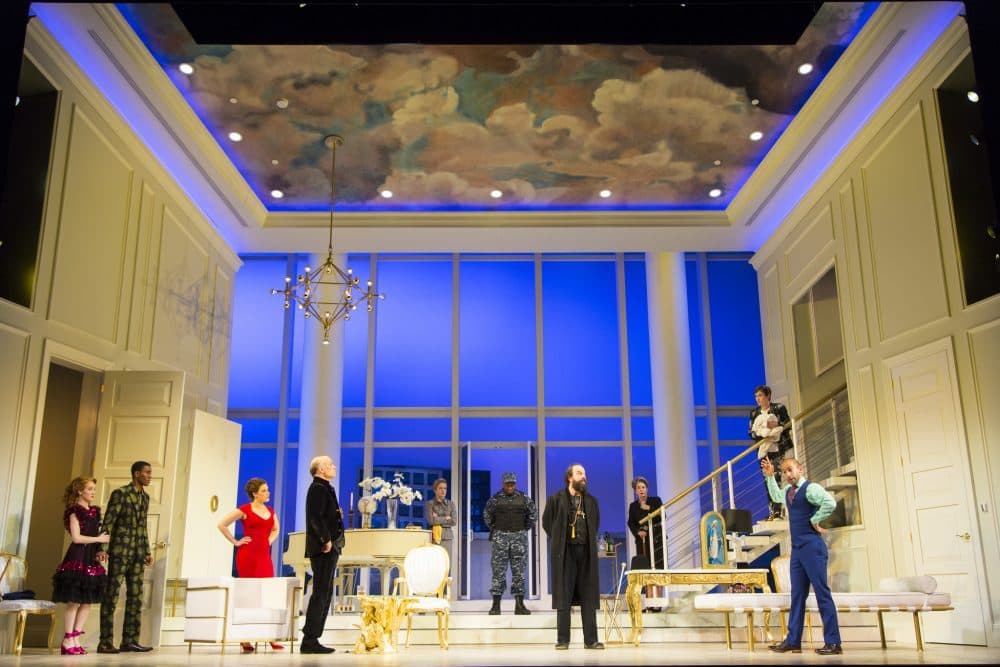 The cast of the Huntington's "Tartuffe." (Courtesy T. Charles Erickson/Huntington Theatre Company)