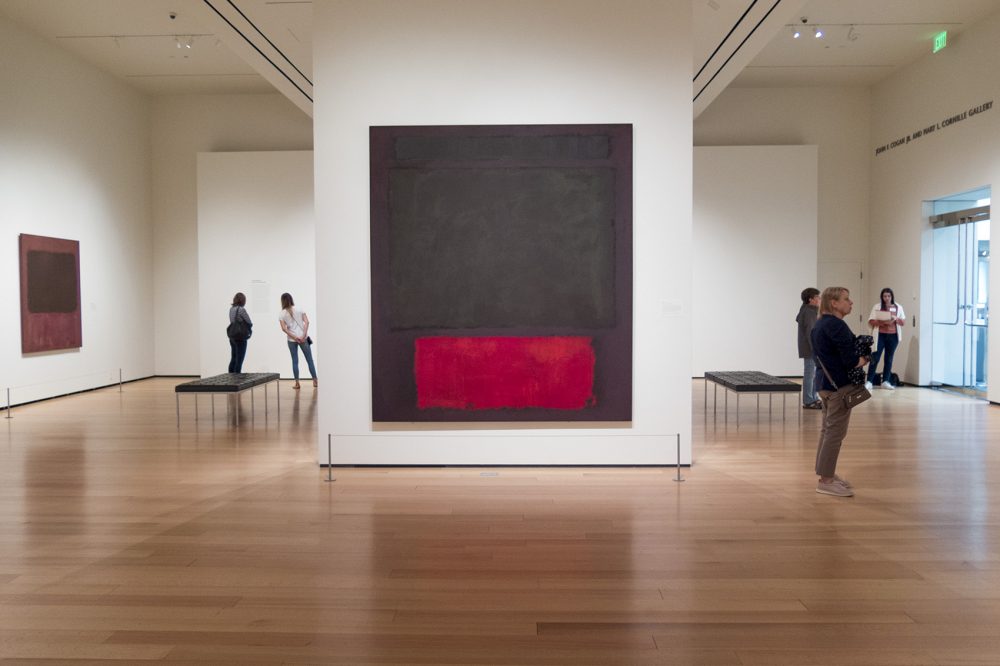 Mark Rothko's "No. 1" at the MFA. (Andrea Shea/WBUR)