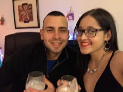 Yanira Mendoza with her brother. (Courtesy of Doris Rivera)