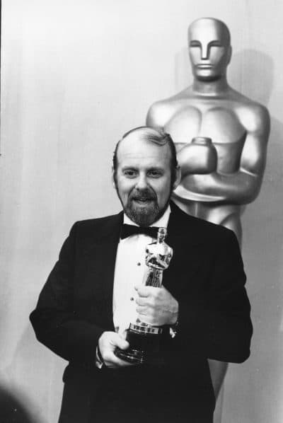 Bob Fosse an Oscar he received in 1973 for directing 